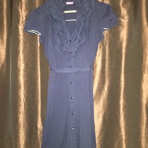 Front button down cotton dress